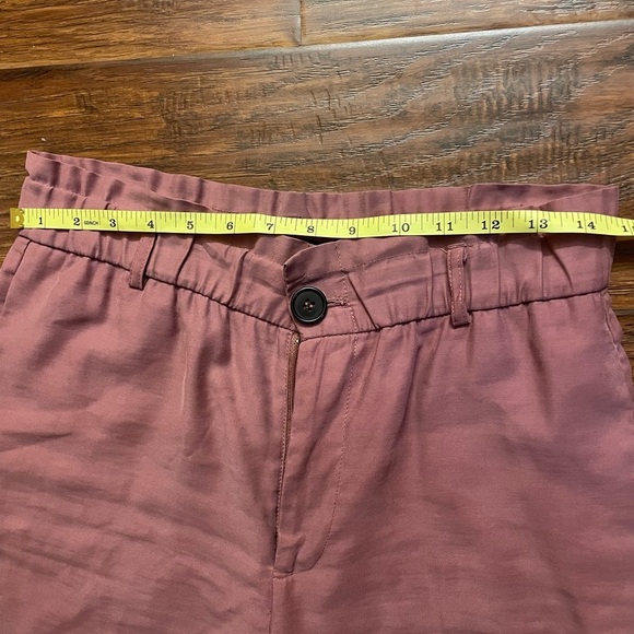 Zara Blush Pink Paper bag Pants - Picture 7 of 9